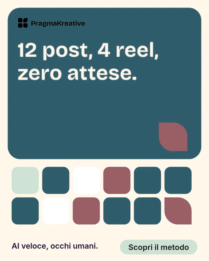 Post 4:5, lavoro interno PragmaKreative
